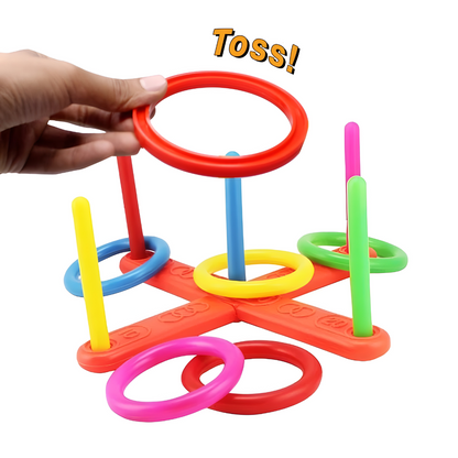 Ring Toss Outdoor Game Portable Family Party