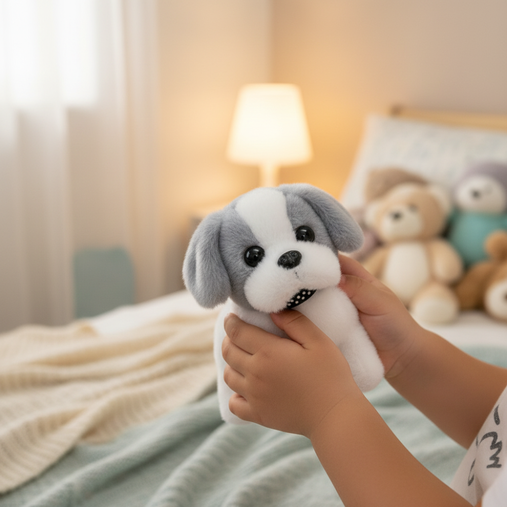 Robot Dog Toy Interactive Plush Puppy Motion