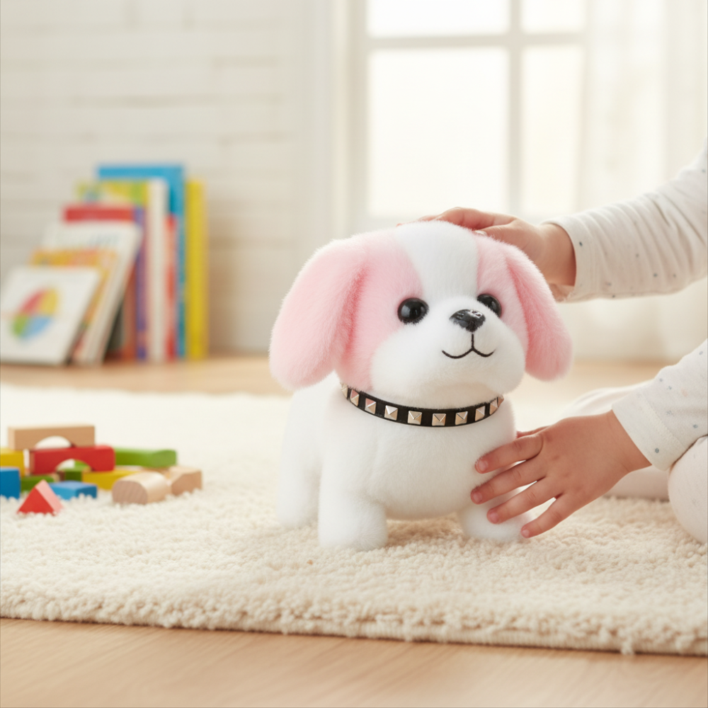 Robot Dog Toy Interactive Plush Puppy Motion