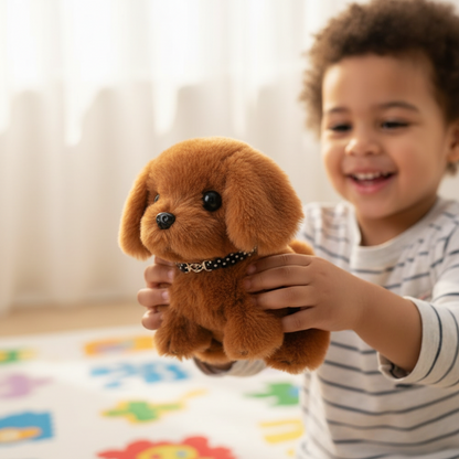 Robot Dog Toy Interactive Plush Puppy Motion