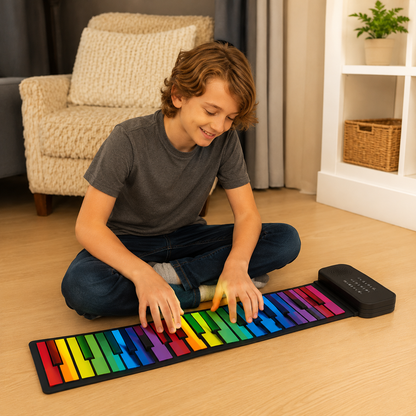Roll Up Piano Flexible Design Portable Integrated Speaker