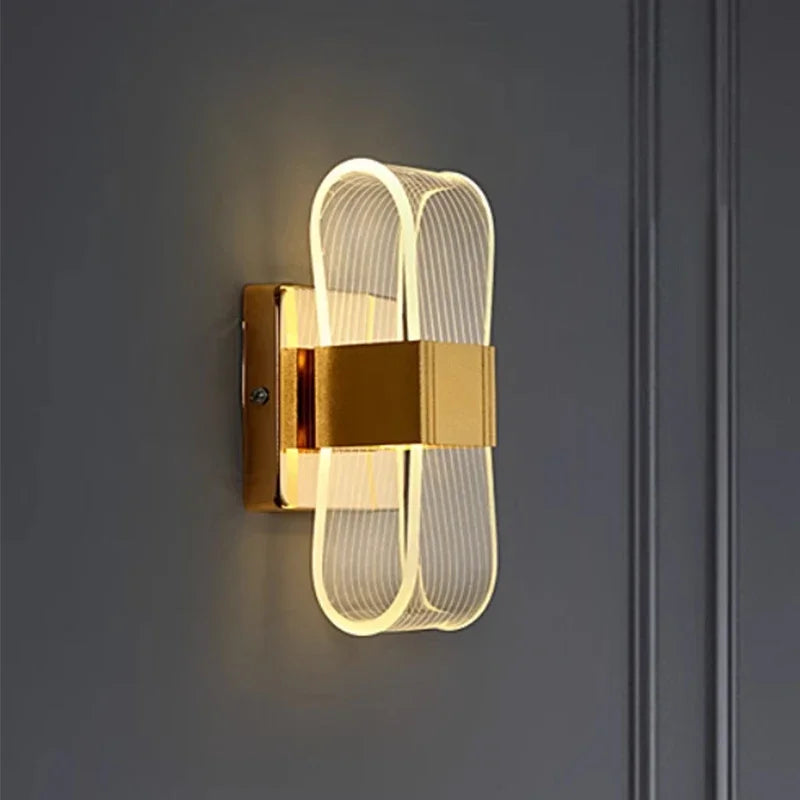 Nordic Luxury LED Wall Lamp Modern Aluminium