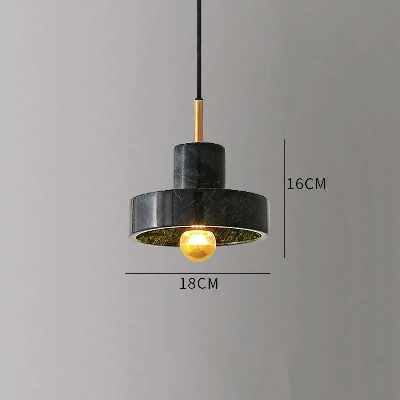 Marble Pendant Lamp Natural Stone Postmodern