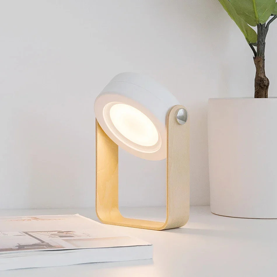 Creative Wooden Handle Portable Lantern