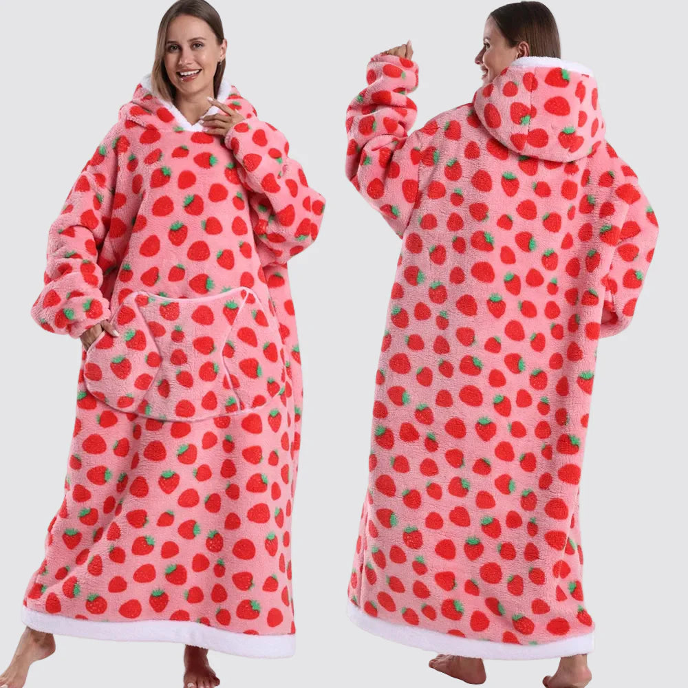 Blanket Hoodie Oversized Wearable Hooded