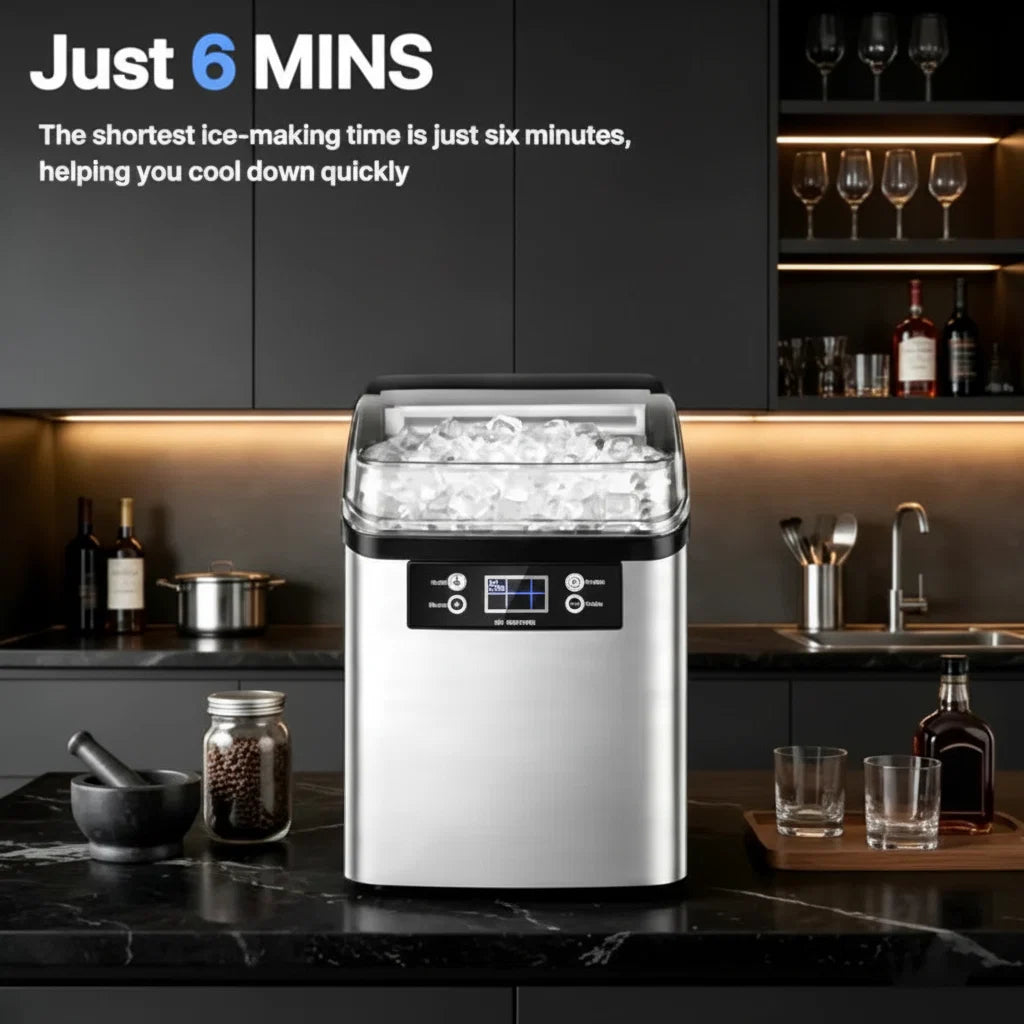 Ice Maker Machine Countertop Automatic Large