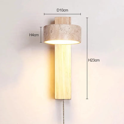 Éclat Wall Lamp French Wabi Sabi Headboard
