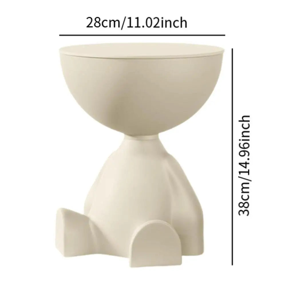 Cartoon Bear Side Table Modern Creative