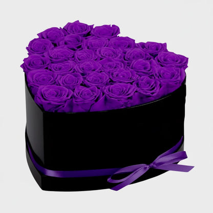 Mothers Day Rose Box Artificial Flower Heart