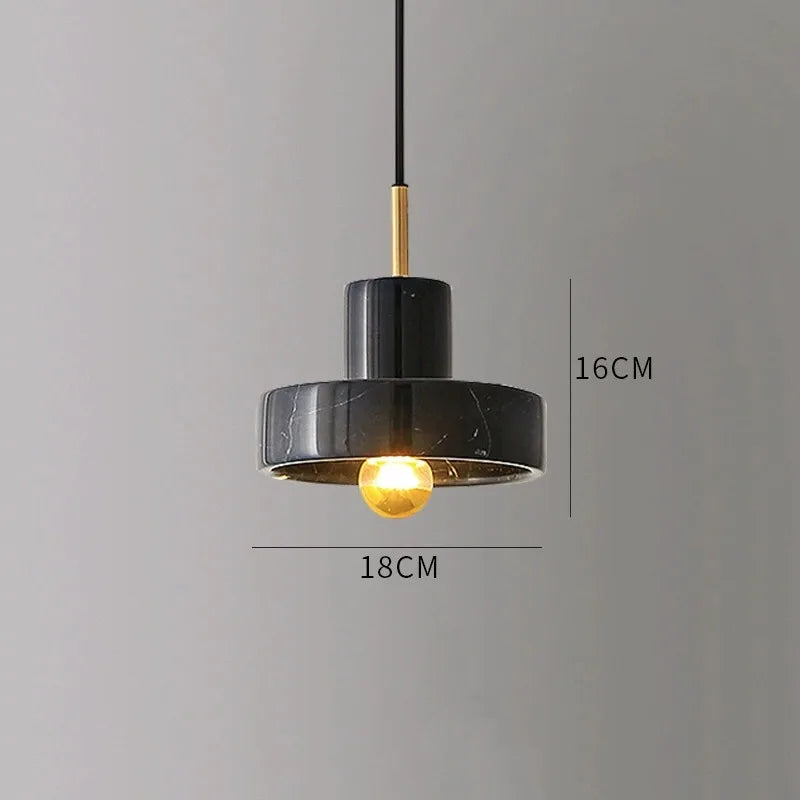 Marble Pendant Lamp Natural Stone Postmodern