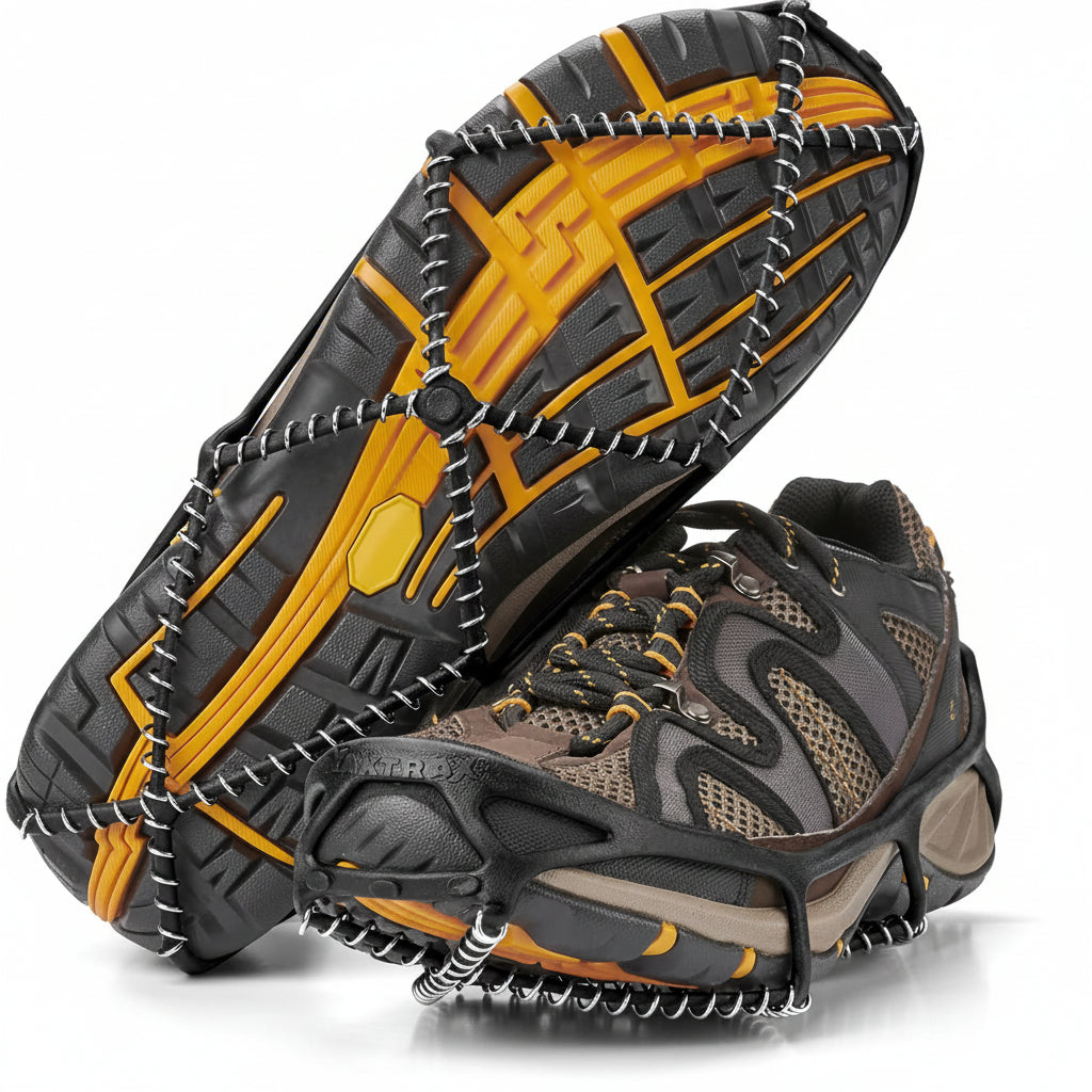 Ice Cleats Traction Spikes Shoes Steel Coil