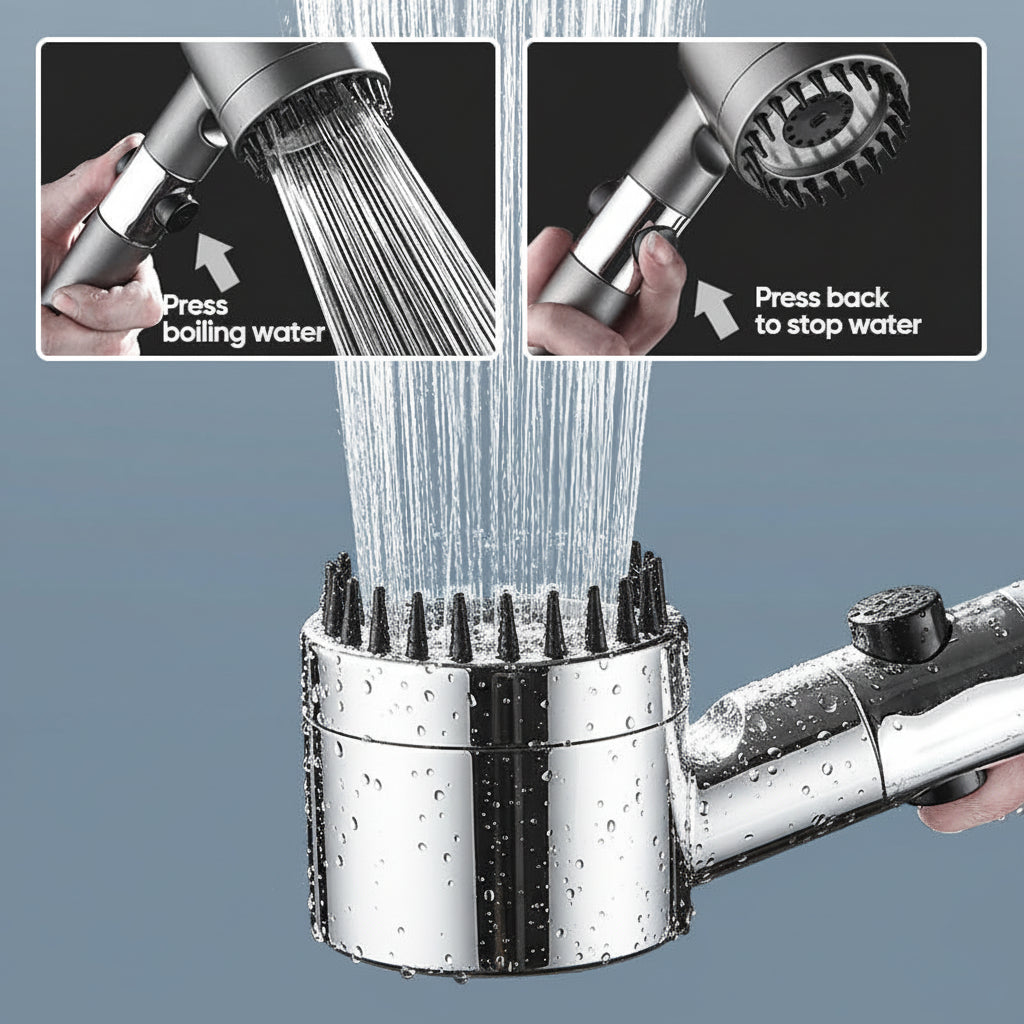 Shower Head High Pressure Handheld Filtered