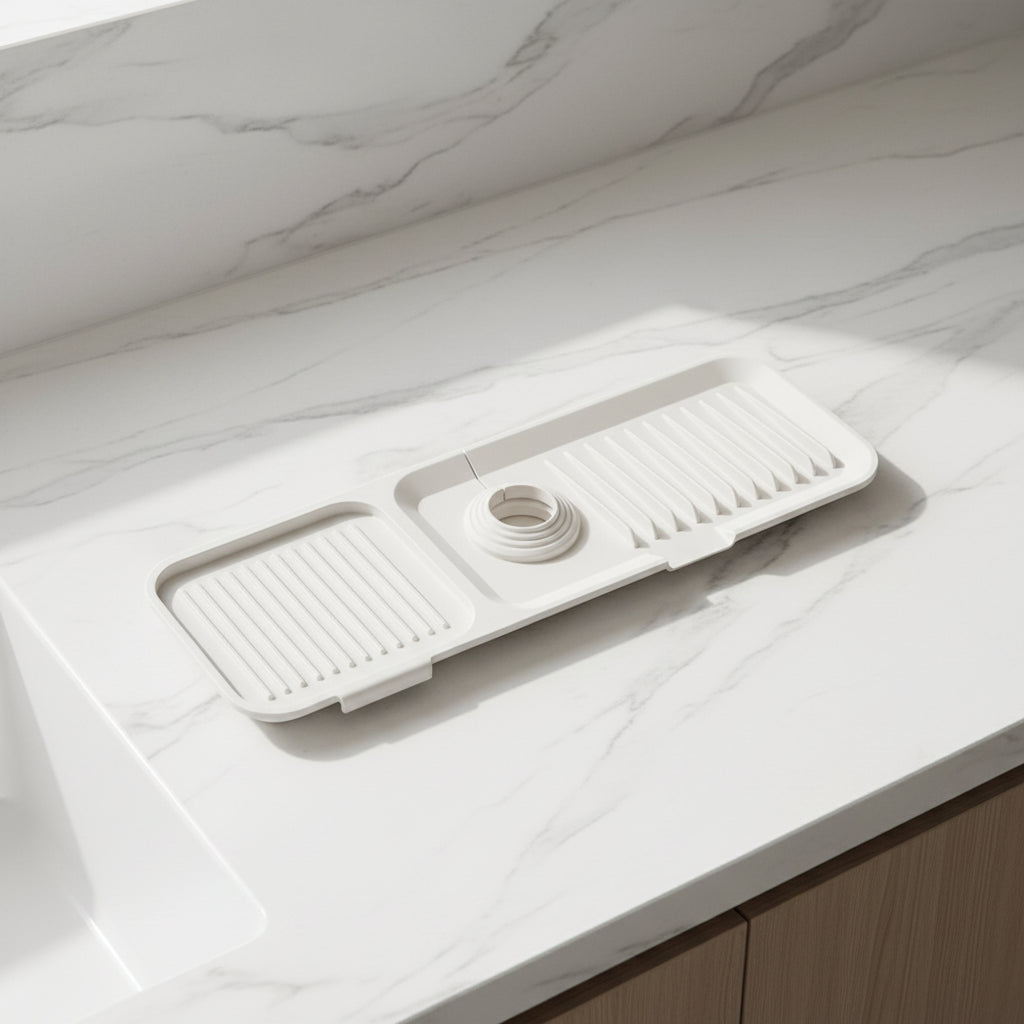 Sink Mat Silicone Faucet Drip Catcher Self