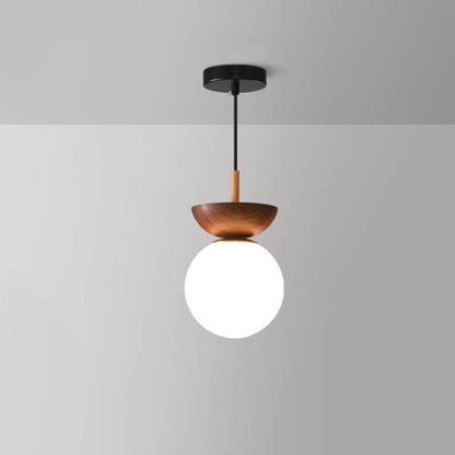Japanese Style Ceiling Light Minimal Wood &