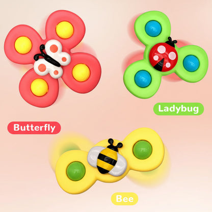 Baby Toy Suction Spinner Sensory Toy Bath