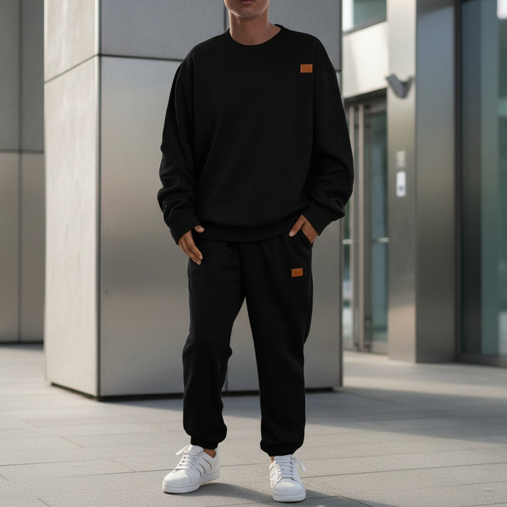 Mens Sweatshirt Casual Crew Neck Pullover