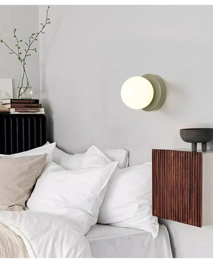 Macaron LED Wall Lamp Modern Coloured Glass
