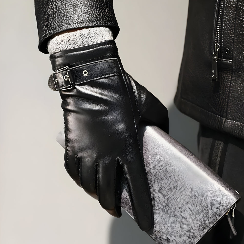 Men's Gloves Winter Touchscreen Strap