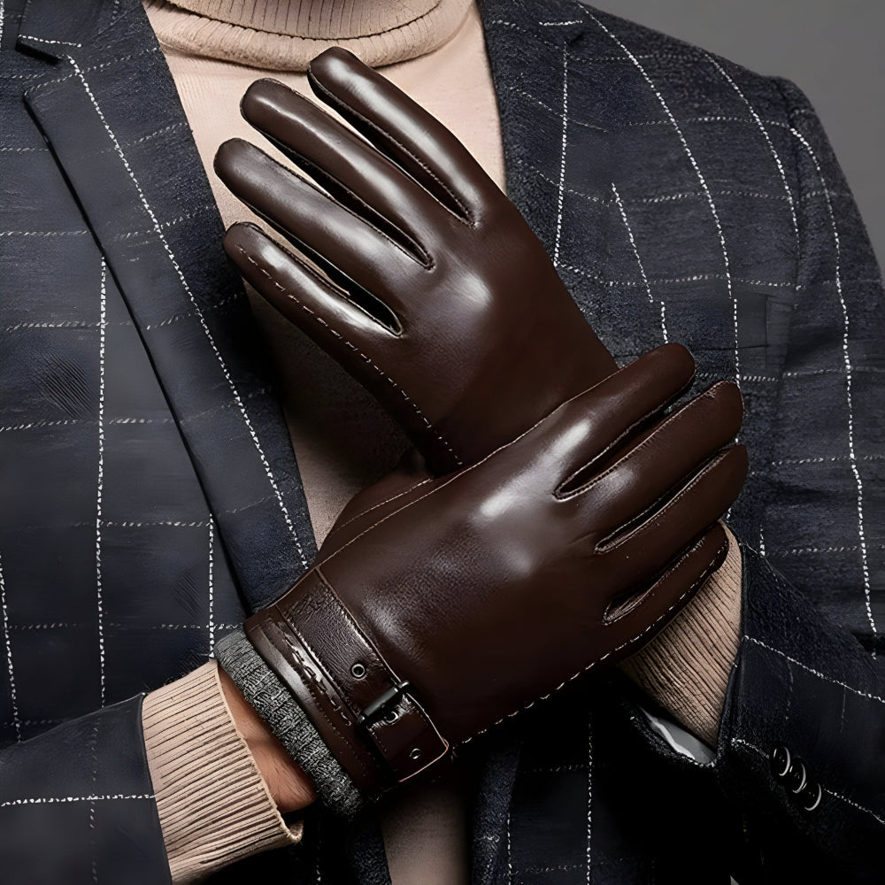 Men's Gloves Winter Touchscreen Strap