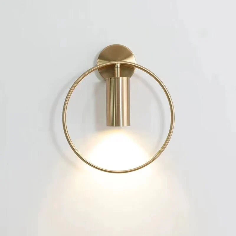 Halo Wall Light Nordic Gold Minimalist