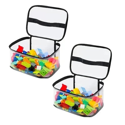 Transparent Mesh Toy Storage Bag Large