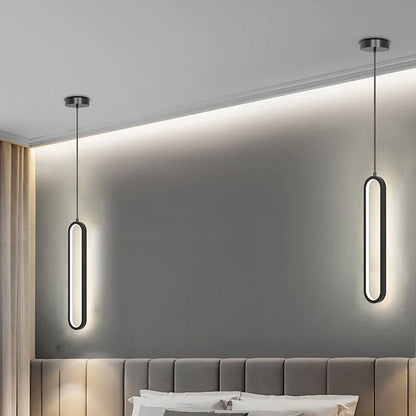 Modern Minimalist LED Pendant Light Gold &