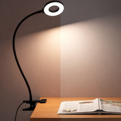 Desk Lamp Clip Flexible LED Reading Light