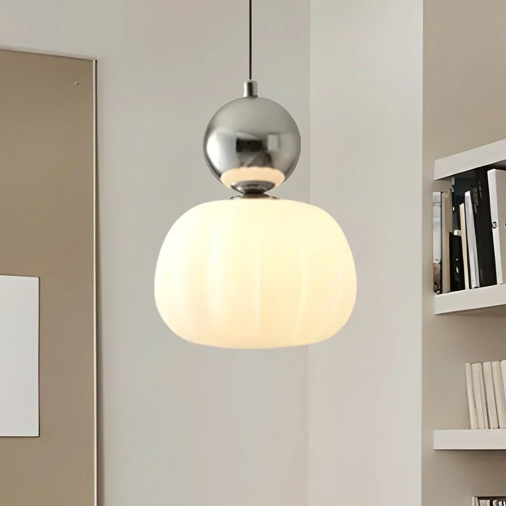 Nordic Pumpkin Pendant Light Modern LED