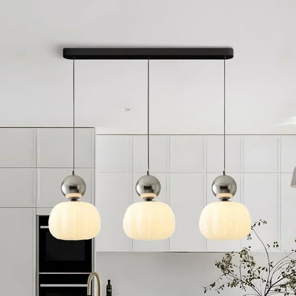 Nordic Pumpkin Pendant Light Modern LED