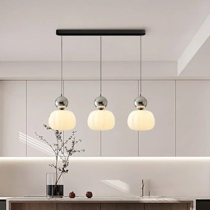 Nordic Pumpkin Pendant Light Modern LED