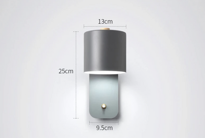Modern LED Wall Lamp With Switch Interior