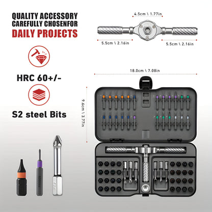 Screwdriver Set Magnetic Ratchet Precision