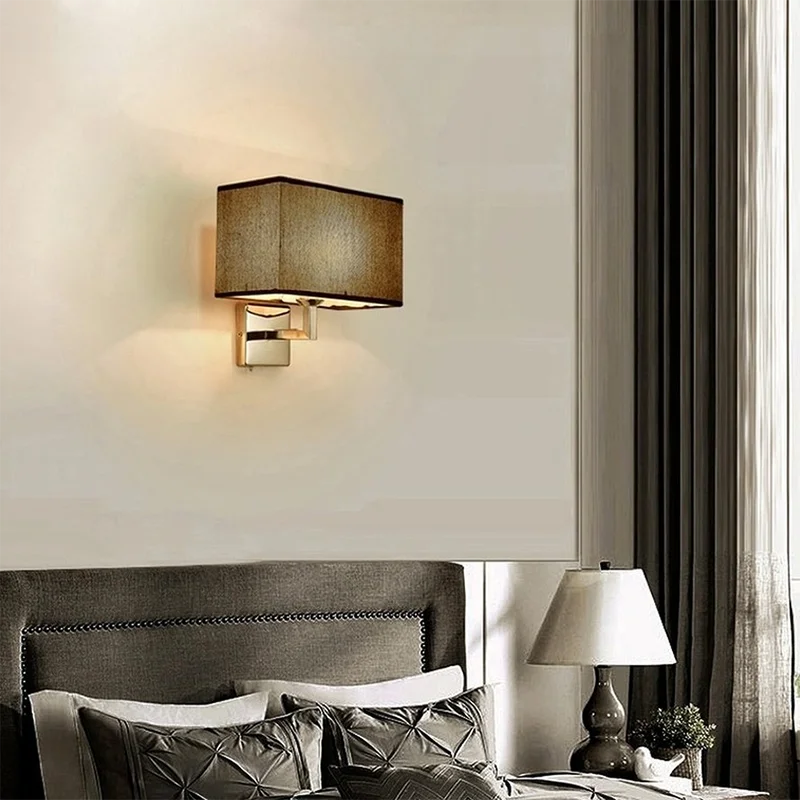 Wall Lamp With Reading Light E27 Bedside