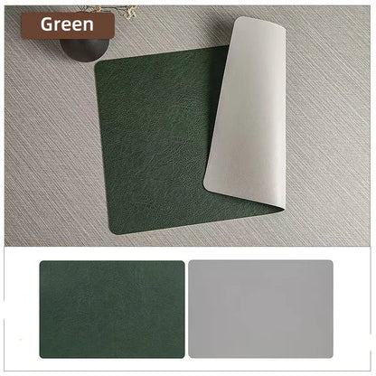 Duomat Double Sided Faux Leather Placemats