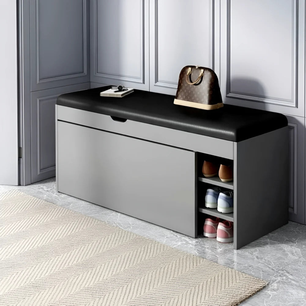 Shoe Rack Bench Storage Cabinet Fold Design