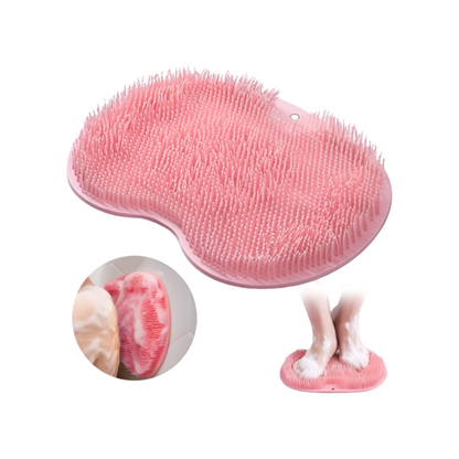 Shower Scrubber Non Slip Foot Mat Bathroom