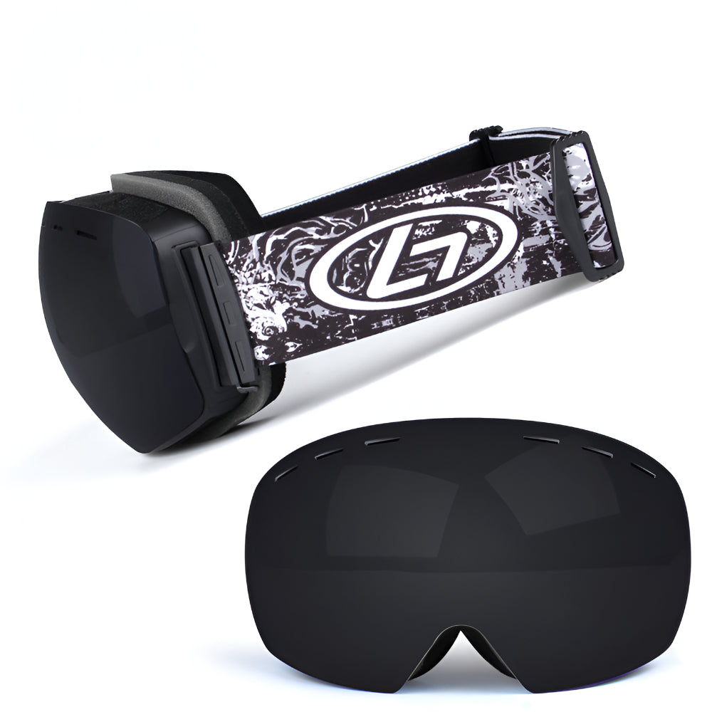 Ski Goggles Frameless Interchangeable Lens