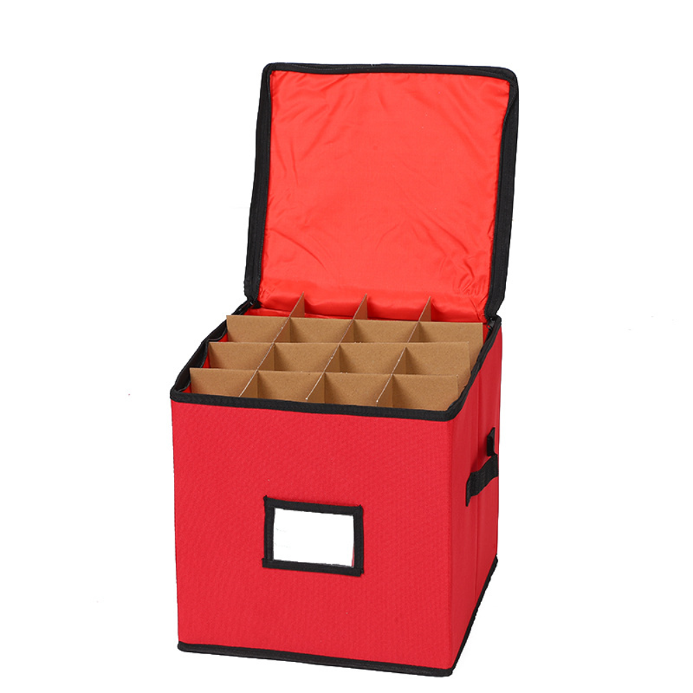 Storage Box Ornament Organizer 3 Trays 600D