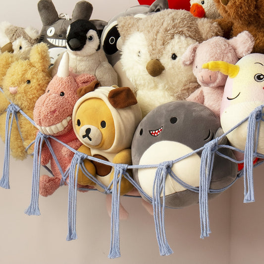 Hanging Toy Storage Hammock Macrame