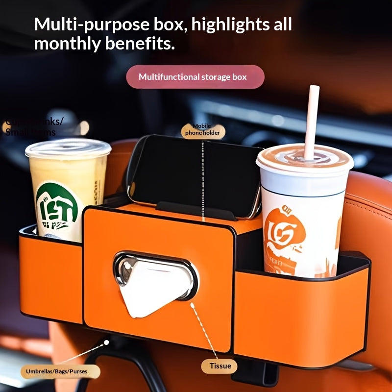 Car Organizer Seat Back Storage Box Cup