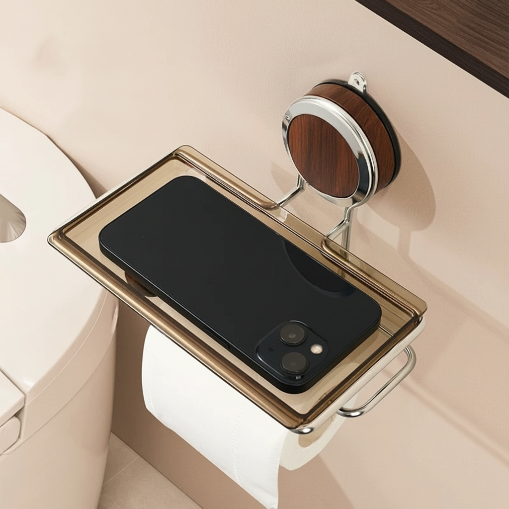 Toilet Paper Holder Self Adhesive Stainless