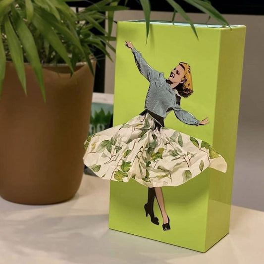 Home Decor Tissue Box Holder Figure Style
