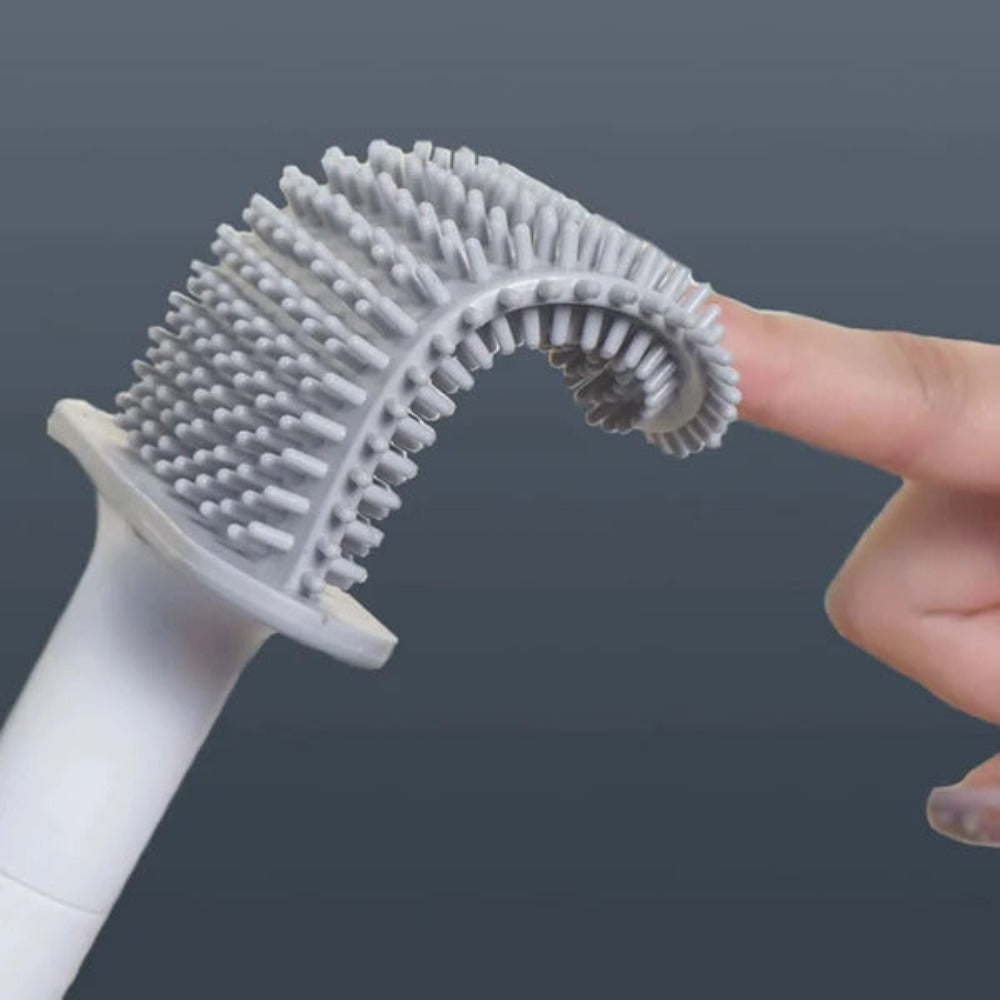Toilet Brush Silicone Wall Mounted Bathroom