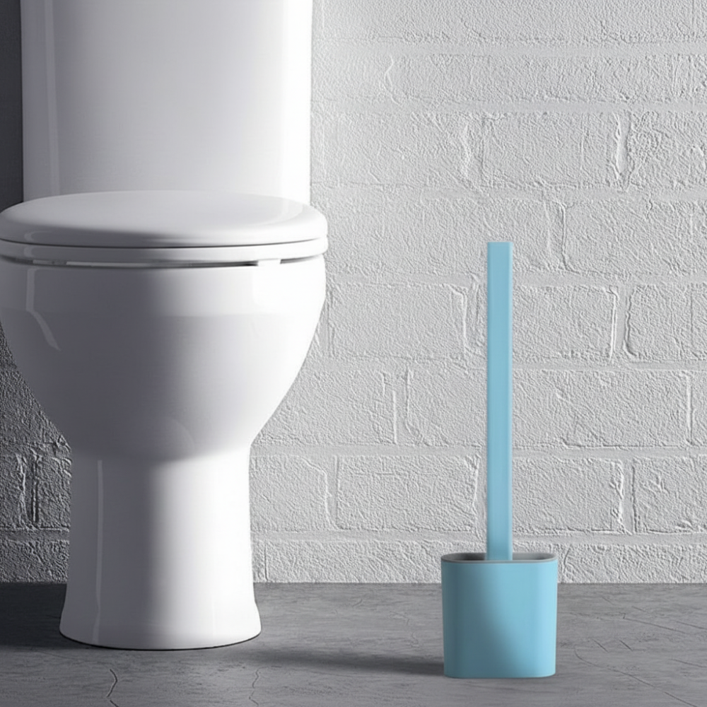 Toilet Brush Silicone Flexible Hygienic Wall