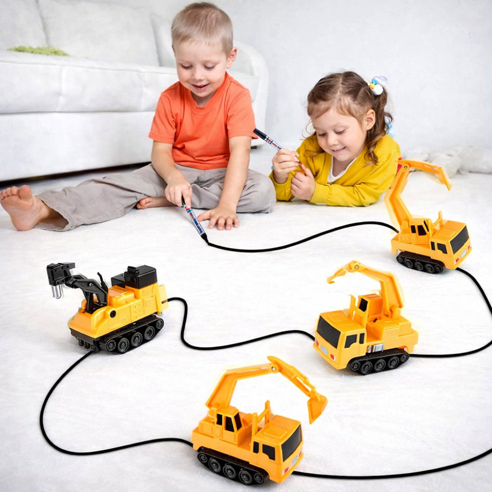 Toy Car Inductive Line Following Drawing