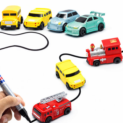 Toy Car Inductive Line Following Drawing