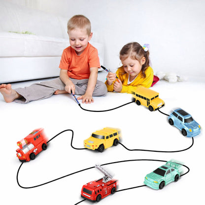Toy Car Inductive Line Following Drawing