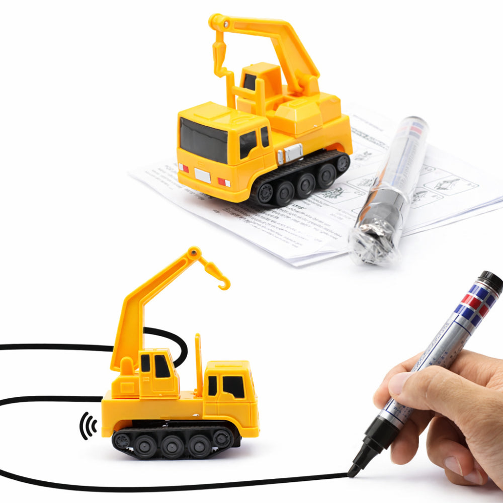 Toy Car Inductive Line Following Drawing
