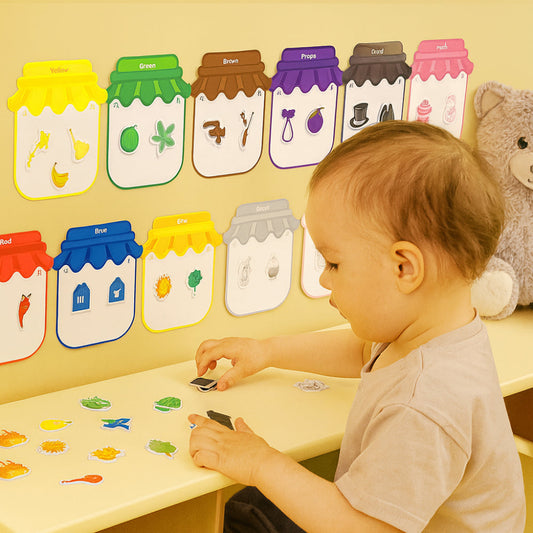 Toy Magnetic Sticker Color Sorting Board