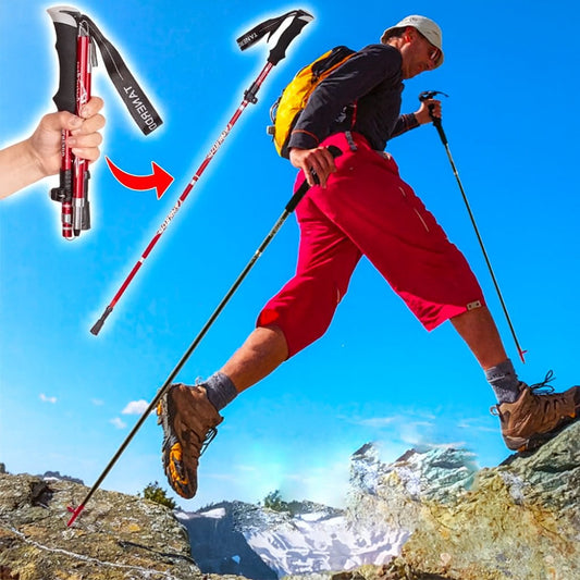 Trekking Poles Foldable Telescopic Hiking